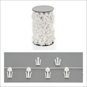 ANB Traditional Style Trishul Runner Glider Accessory for Ripple <b>Fold</b> Curtain Track Single Curtain Rod <b>Blinds</b> Accessories - Product Image 3
