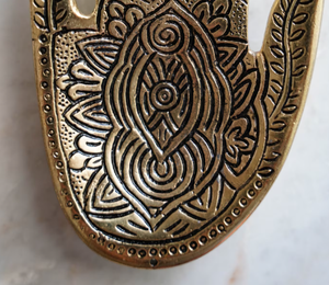 Présentoir à boucles d'oreilles plaqué or de qualité supérieure, fait main, design forgé, pour table, conteneur à bijoux et accessoires – Vente chaude - Product Image 4