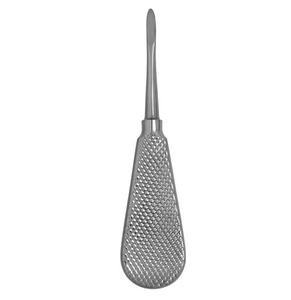 เครื่องมือผ่าตัดทางทันตกรรม Optitech Healthcare รุ่น Colmen Elevator ทำจากสแตนเลสสตีล แบบใช้มือ คลาส 1 สีเงิน  แบบมีลายกันลื่น ได้รับมาตรฐาน CE สำหรับการผ่าตัด - Product Image 2