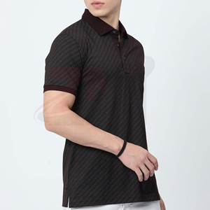 Polo de golf pour homme à col montant, prix abordable, style boutonné sur le devant, vente en gros, fabricant, prix compétitif - Product Image 2
