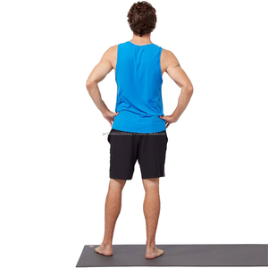 Customised XL Men's Tank Top Hood Breathable 3D Plain Sport <b>Singlet</b> Fitness Workout <b>Running</b> Bodybuilding Vest Knitted Casual Top - Product Image 4