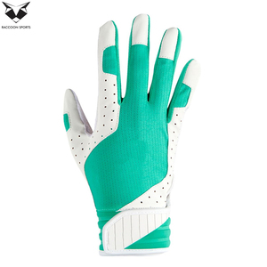 Guantes de Béisbol de Cuero para Adultos, Ligeros, Cómodos, Duraderos, Transpirables, con Logotipo Personalizado OEM ODM, Soporte para Mano Izquierda, Cierre de Velcro - Product Image 3