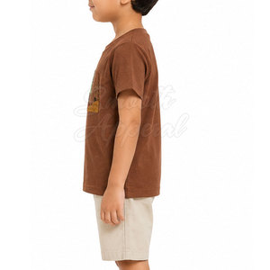 T-shirts pour enfants de qualité supérieure 100% coton, doux, lavés, légers, respirants, parfaits pour les voyages et les activités quotidiennes - Product Image 4