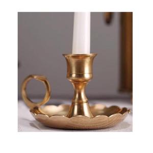 Vintage Brass Tapper Candle Holder for Tabletop Living Room Dining Accent Centerpiece Coffee <b>Table</b> for Any Festive Occasion - Product Image 4