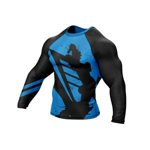 เสื้อยืดออกกำลังกายผู้ชายทรงสปอร์ตขนาดใหญ่ ผลิตจากโพลีเอสเตอร์/คอตตอน เป็นมิตรต่อสิ่งแวดล้อม แห้งเร็ว เหมาะสำหรับการฝึกซ้อมและวิ่ง กำลังขายดี - Product Image 1