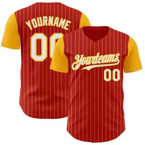 Maillot de baseball à rayures fines - 100% polyester, imprimé par transfert thermique, nom d'équipe personnalisé, manches courtes, respirant, service OEM - Product Image 3