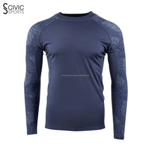 Imprimé Bjj Rash Guard Sublimé Rash Guard Fabricant Concevez votre propre Rash Guard Tissu Spandex Rashguards - Product Image 1