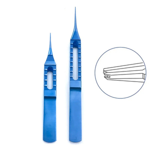 <b>Titanium</b> Tissue Forceps Toothed Tweezers Microsurgical Instrument Surgical Tissue Holding Forceps Eye Surgery Reusable Tool - Product Image 2