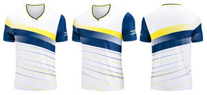 Maillot de badminton imprimé confortable à prix de gros, léger et respirant, meilleure arrivée, maillot de tennis pour hommes - Product Image 4