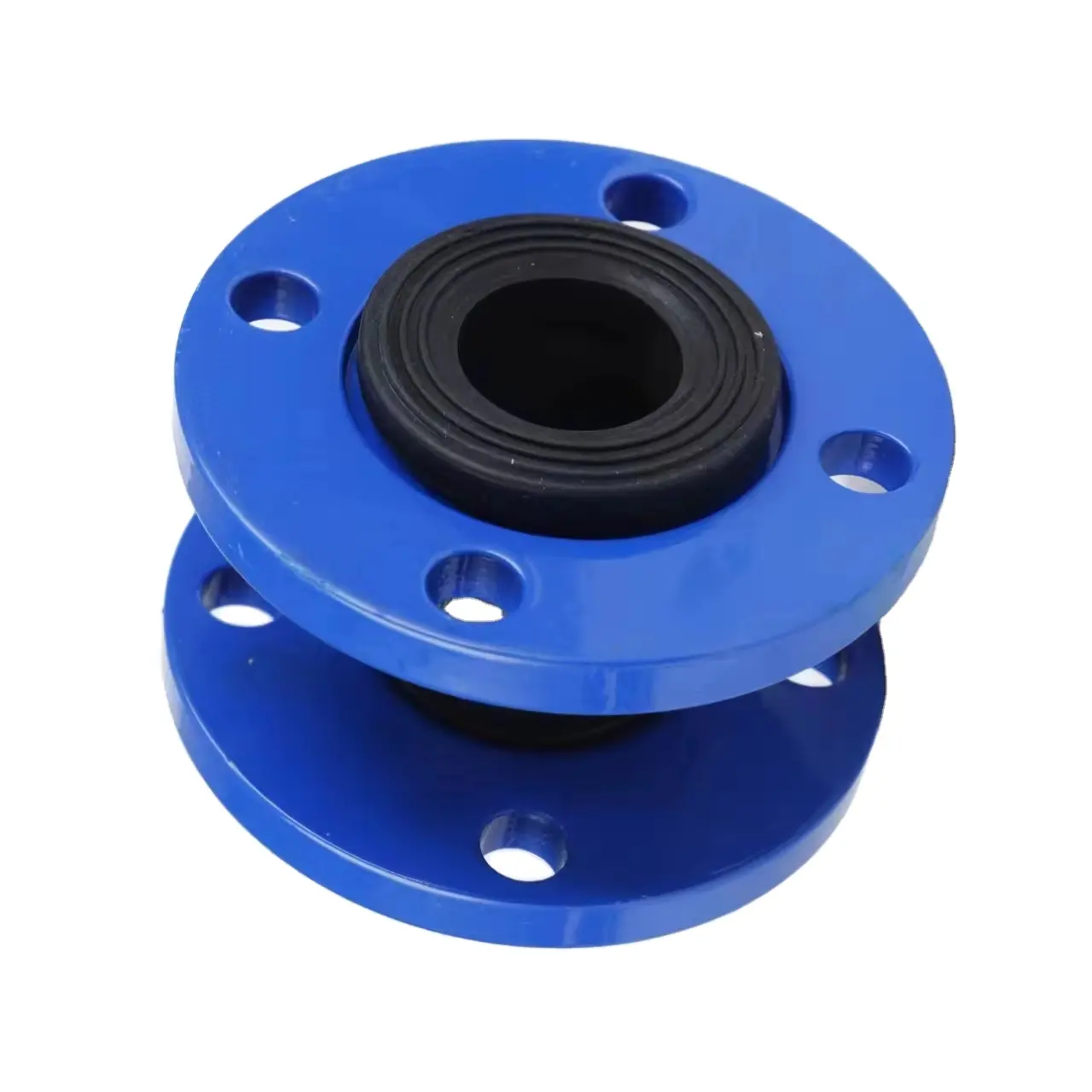 Flanged Ductile Cast Steel Rubber Bellows Are Used For Pipe Expansion Flexible Joints