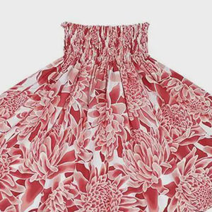 Falda Maxi Bordada con Estampado Floral Tropical Hawaiano para Mujer, Falda Informal Ligera y Fluida para Otoño - Product Image 5