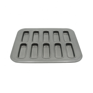 Moule à gâteau 10 cavités, outils de cuisson avec revêtement antiadhésif. Excellent moule à pâtisserie et plaque de cuisson - Product Image 1