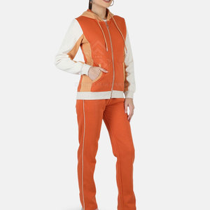 Survêtements d'hiver décontractés en coton pour femmes, 2 pièces, manches longues, à capuche, respirants, écologiques, nouvelle collection 2026 - Product Image 2