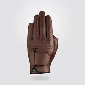 Gants de golf en cuir Cabretta sur mesure pour hommes, lavables, toutes saisons, main gauche, antidérapants, légers, fermeture auto-agrippante - Product Image 1