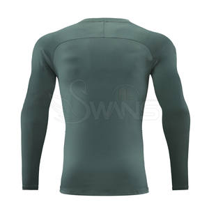 Camisetas de Compresión al Por Mayor, Ropa Deportiva de Manga Corta, Diseño Sólido, Transpirable, de Alta Calidad - Product Image 2