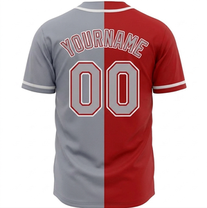 Maillot de baseball USA Australie, couleur personnalisée, look sportif vintage, logo d'équipe personnalisé, design coupe athlétique - Product Image 5