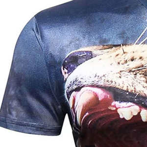 เสื้อยืดพิมพ์ลายซับลิเมชั่นทรงสปอร์ตขนาดใหญ่ ดีไซน์โดดเด่น สีสันสดใส ระบายอากาศได้ดี เป็นมิตรกับสิ่งแวดล้อม สำหรับผู้ชาย ขายดีที่สุดในปากีสถาน - Product Image 4