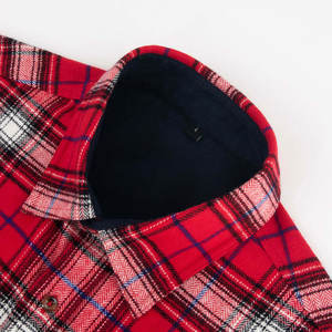 เสื้อเชิ้ตแขนยาวผ้าฝ้าย 100% ติดกระดุม แบบลำลอง แฟชั่นใหม่สำหรับผู้ชาย ใส่ได้ทั้งฤดูใบไม้ผลิและฤดูใบไม้ร่วง ขายส่งเสื้อเชิ้ตผ้าแฟลนเนล - Product Image 4