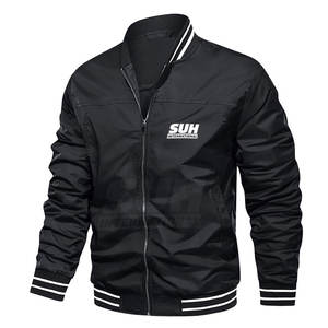 Servicio OEM, Chaqueta Bomber con Capucha para Hombre, Logotipo Personalizado, Cuello Alto, Logotipo en la Parte Delantera, Alta Calidad, Transpirable y Ecológica - Product Image 1