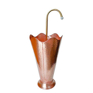 Porte-parapluies blanc élégant en métal perforé, support de rangement décoratif pour entrée et couloir - Product Image 6