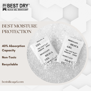 Gel de silice déshydratant haute absorption 10g, absorbant d'humidité réutilisable, agent chimique auxiliaire, additifs pétroliers 99,9% - Product Image 3