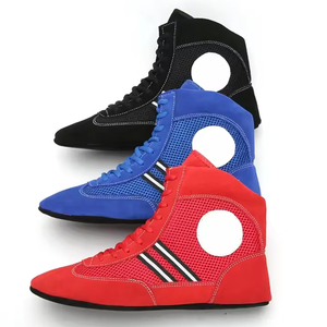 Calzado Deportivo Unisex de Alta Calidad Personalizable para Boxeo y Lucha Libre, Transpirable, para Todas las Estaciones, Interior y Exterior, de Cuero Genuino, Gran Venta - Product Image 4
