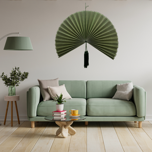 Decoración de Pared Boho Natural, Ventilador de Bambú, Precio Económico, Ventilador de Pared de Bambú, Decoración para Cabecera, Tejido por Fabricantes Vietnamitas - Product Image 6