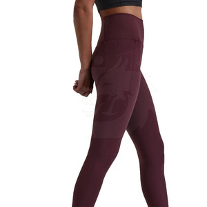 Leggings de Yoga Casuales de Fábrica, los Más Vendidos, Ropa Deportiva para Mujer, Transpirables, Ecológicos, de Poliéster/Algodón, Personalizados, al por Mayor - Product Image 2