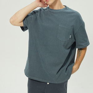 Nueva Camiseta de Moda con Lavado Ácido Personalizado para Hombre, Camiseta de Algodón Estampada Vintage de Talla Grande, Camiseta Unisex de Verano con Lavado Ácido Informal - Product Image 3