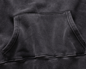 High Quality Custom Streetwear Made Men Plain Stock <b>Dropshipping</b> Washed Hoodie - Product Image 6