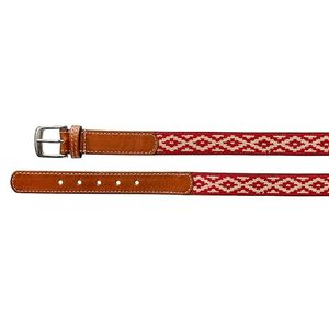 Custom Logo Men Black Adjustable Stretch Leather End Tip <b>Elastic</b> Woven Stretch <b>Belt</b> - Product Image 2