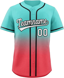 เสื้อเบสบอลแบบสั่งทำพิเศษ สีไล่ระดับเทาอมเขียวชมพู สำหรับผู้ใหญ่ แบบไม่มีแขน ระบายเหงื่อได้ดี ทรงปกติ ผลิตจากโพลีเอสเตอร์ 100% เหมาะสำหรับฤดูร้อน - Product Image 1