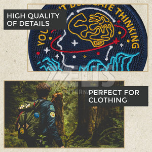 Patchs brodés de qualité supérieure avec détails en fil pour vêtements d'extérieur - Product Image 3