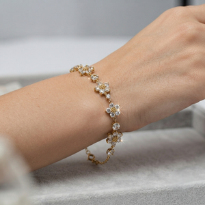 Pulsera Clásica de Diamantes Cultivados en Laboratorio con Corte Brillante, Chapada en Oro Amarillo de 18K para Mujer, Certificada por IGI, Precio al por Mayor Directo - Product Image 2