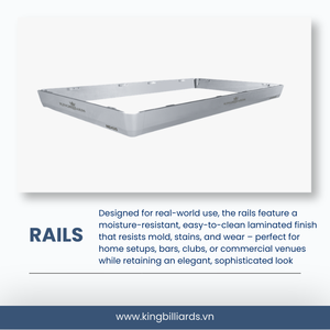 King Nexus 292x164cm Professional Pool <b>Table</b> Steel Frame Premium Slate Vietnam OEM - Product Image 6