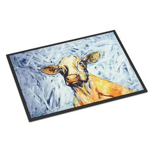 Moo COW doorat ใหม่18H x 27W ในร่ม/กลางแจ้งพรมเช็ดเท้าหน้าประตูกันลื่นพรมแบบซักได้กองต่ำสำหรับทางเข้า - Product Image 1