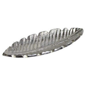 ถาดอลูมิเนียมสำหรับตกแต่งขั้นสูงถาดใส่เงินรูปทรงไม่สม่ำเสมอถาดแต่งงานทำจากโลหะแบบทันสมัย - Product Image 5