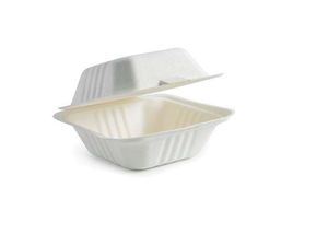 Compostable Divided Lunch Box Food <b>Packaging</b> Solution for Restaurants Cafes Catering and Takeaway Services - Product Image 2