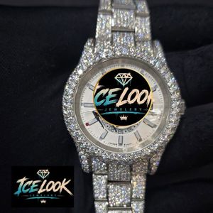 Reloj de Lujo de Acero Inoxidable con Aspecto de Cuarzo, Esfera Plateada, Bisel de Cristal, Brazalete, Joyería de Moda, Regalo - Product Image 5