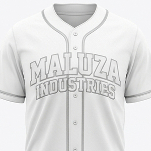 Maillot de baseball imprimé de haute qualité, uniforme d'équipe personnalisé, short respirant, vêtements de sport professionnels pour adultes, logo avant, UPF 50 MALUZA - Product Image 3
