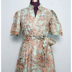 Robe maxi décontractée confortable pour filles, femmes et dames, en tissu 100% coton, pour la plage, les fêtes, robe maxi élégante et stylée - Product Image 4