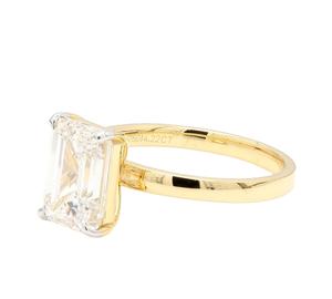 แหวนเพชรเปล่งประกายคุณภาพสูงพร้อม4.02 VS2แล็บเพชร IGI ได้รับการรับรอง-ส่งตรงจากอินเดีย - Product Image 2