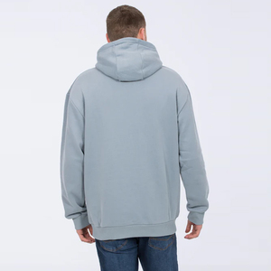 Sudadera con Capucha Unisex, Color Beige Sólido, Felpa Francesa, Estilo Casual, Bolsillo Frontal, Corte Regular, 100% Algodón, Bordada, Transpirable - Product Image 1