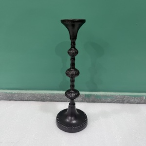 เชิงเทียนตกแต่งแท่นวางเทียนอลูมิเนียมที่วางเทียนสีน้ำตาล - Product Image 6