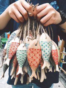 Manualidades de Madera Natural con Forma de Pez: Piezas sin Terminar para Bricolaje, Escultura de Salmón Tallada a Mano, Decoración de Pared 3D y Juguetes Waldorf - Product Image 2