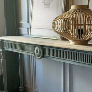 Vintage Distressed Solid Wood Narrow Nightstand Decorative Apartment Villa Living Room Bedroom Furniture - Product Image 3