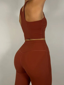 Camiseta Corta Sexy al Estilo Spice Girl, Personalizada al por Mayor, con Escote Bajo en Forma de U, Camisola Informal, Top Deportivo Corto y Suave con Tejido Acanalado - Product Image 2