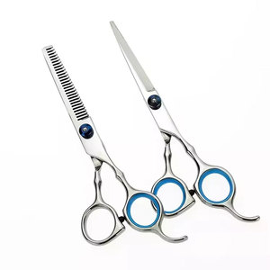 Juego de Tijeras de Barbería de Nuevo Estilo, Juego de Tijeras de Barbería con Mango Ergonómico, Agarre Cómodo, Kit de Corte de Cabello para Salón - Product Image 1