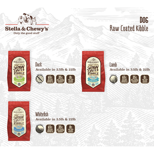Croquettes pour chiens Stella & Chewy's Dog Raw Coated - (22 lb) Grain de bœuf entier (race petite) - Product Image 1