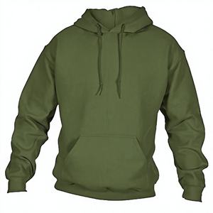 Hoodie d'hiver surdimensionné de qualité supérieure, en molleton épais 600 GSM, coton et polyester, streetwear vierge, fabrication en usine pour marque privée - Product Image 2